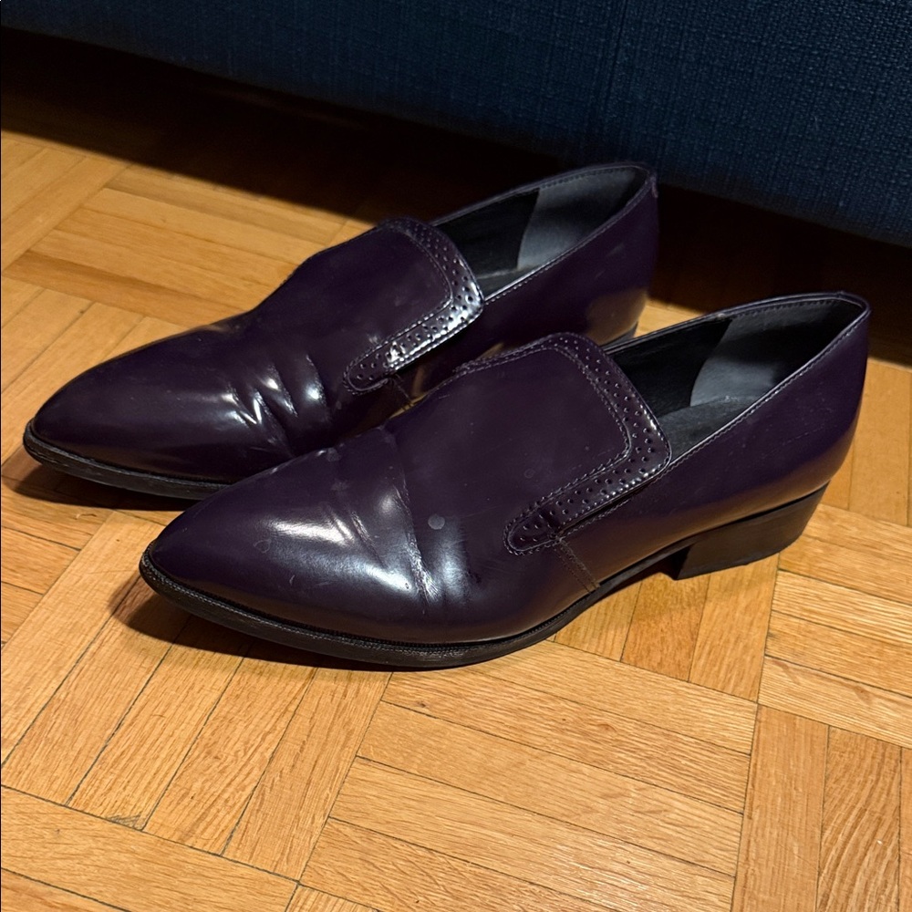 Marc Fisher women’s Dark Purple Loafers